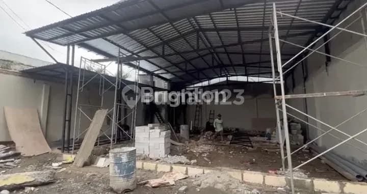 Gudang Bagus 200 m2 SHM Mojosari, Mojokerto, Suitable for a Cafe or Small Coffee Shop.