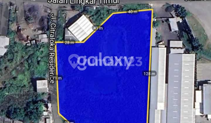 Dijual Lahan 9.600 M² di Raya Lingkar Timur Sidoarjo | SHM, Akses Kontainer