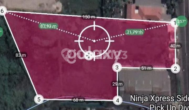 Dijual Tanah 8.172 M2 Strategis Nol Jalan Raya By Pass Krian, 4 SHM, Sidoarjo