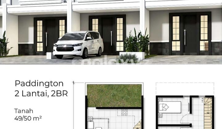 JUAL RUMAH BARU MINIMALIS 2 & 3 KAMAR TIDUR PANTAI MENTARI