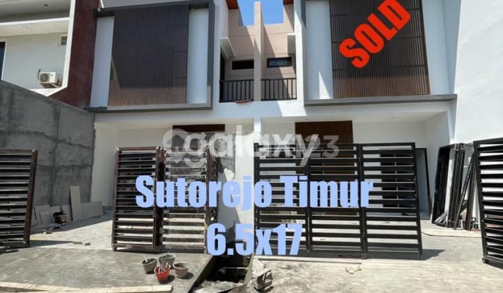 Rumah baru dijual daerah Sutorejo Timur di surabaya timur