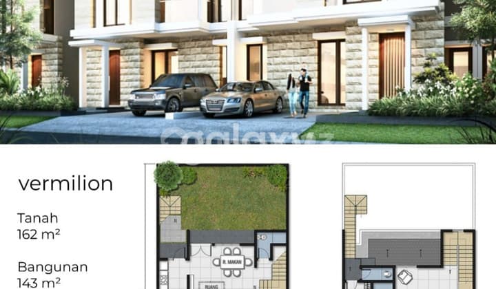 Jual Rumah Baru Minimalis 2 Lantai Pantai Mentari