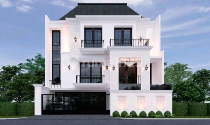 Rumah Mewah American Classic Full Furnished Taman Permata Buana Jakarta Barat