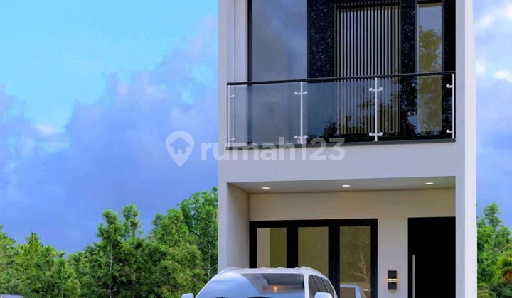 Rumah Modern Minimalis Dalam Komplek Greenville Jakarta Barat