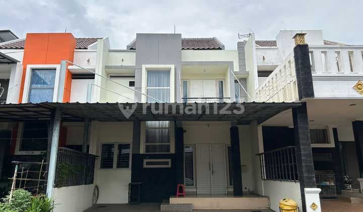 For Rent New Cluster House 3+1 with a maid's room, Fully Furnished, Move-in Ready, Flood-Free, Strategic Location, In Raffles Hills Cibubur Y Good House