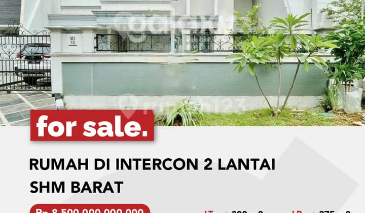 Rumah Intercon siap huni Kebon Jeruk Jakarta Barat