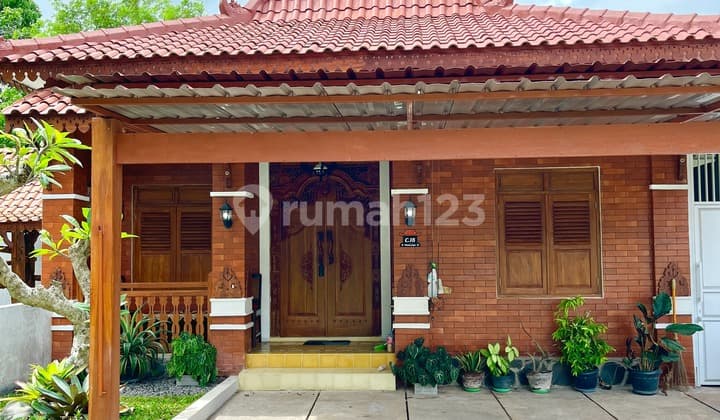 Diskon 50 Jt! Rumah Joglo 400 Jutaan, Free Desain Ruang, SHM di Prambanan!