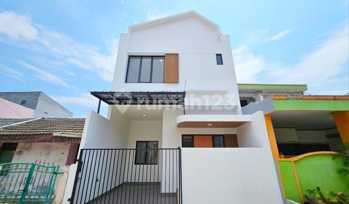 Dijual Cepat Rumah Modern Minimalis 2 Lantai Full Renovasi di Pondok Ungu Permai Bekasi