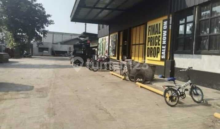Dijual tanah + 1 gudang di jalan raya Cakung
