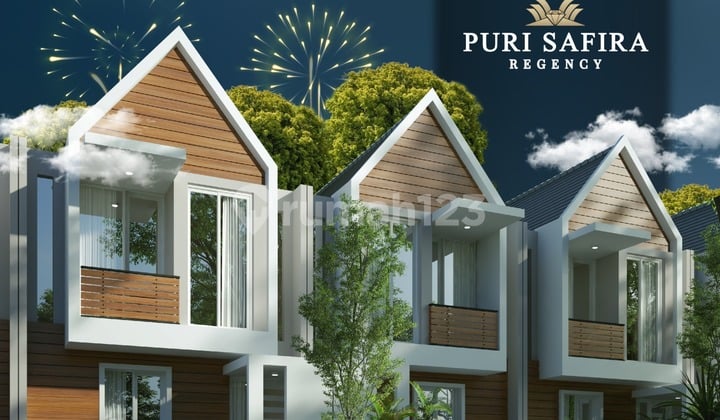 Rumah One Gate Sistem Free DP Fasum Lengkap Puri Safira Regency