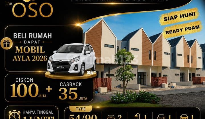 Oso Waru Sidoarjo Near Merr & Its Deed Transfer May Bonus Car / Motorbike