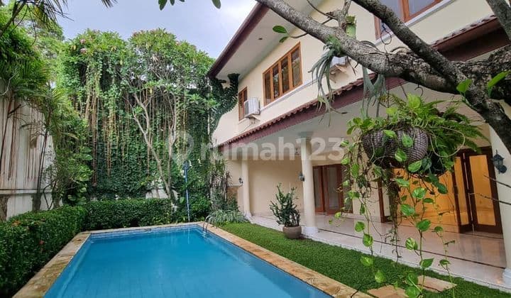 House, 2 Floors in Kemang, South Jakarta with Swimming Pool