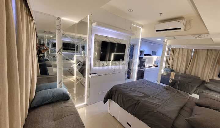 Disewakan Apartemen Studio Orange County Lippo Cikarang - Full Furnished Lantai Tinggi, Only 49 Juta/Tahun! (Nego)