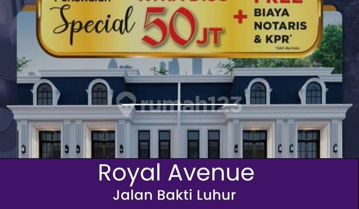 3-Story Villa in Royal Avenue Complex, Bakti Luhur Street