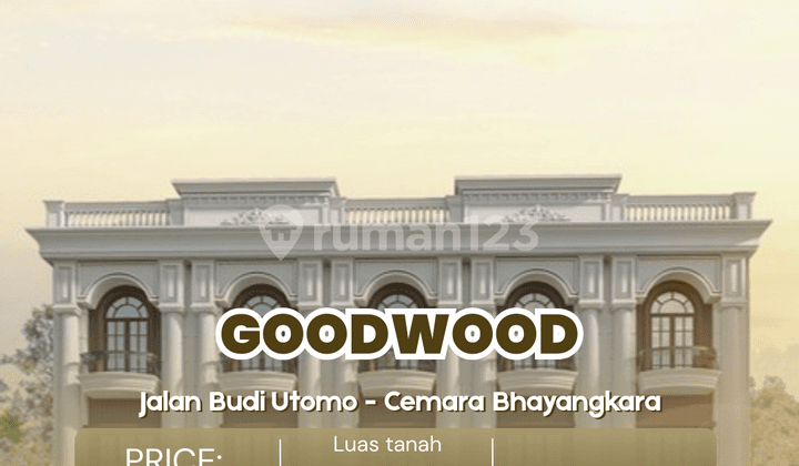 Ruko Goodwood di Jalan Budi Utomo Daerah Bhayangkara