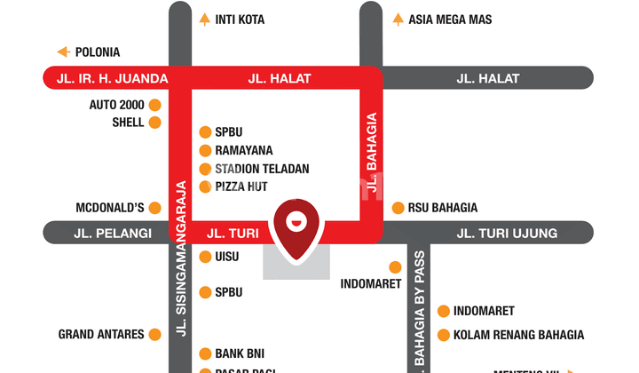 New Langham Shop House on Turi Street, SM Raja Area.