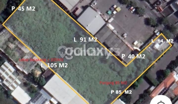 Lahan Tanah Premium Komersil 0 Jalan Raya Lidah Wetan Menganti Surabaya