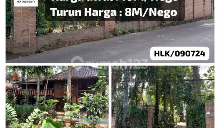 Dijual Cepat Tanah dan Bangunan di Jl. Jambore, Cibubur