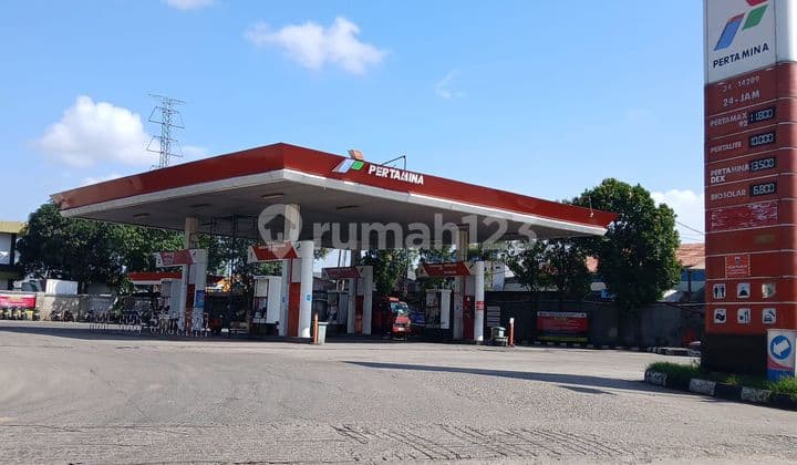 Koja - Tanah Berikut Bangunan Spbu 3445 M² di Koja, Jakarta Utara