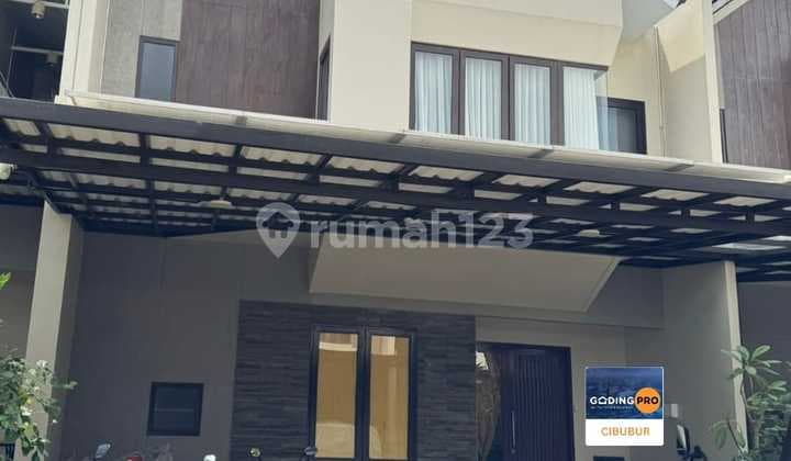 For Sale Beautiful House in a Cluster with Swimming Pool in Cimanggis Depok