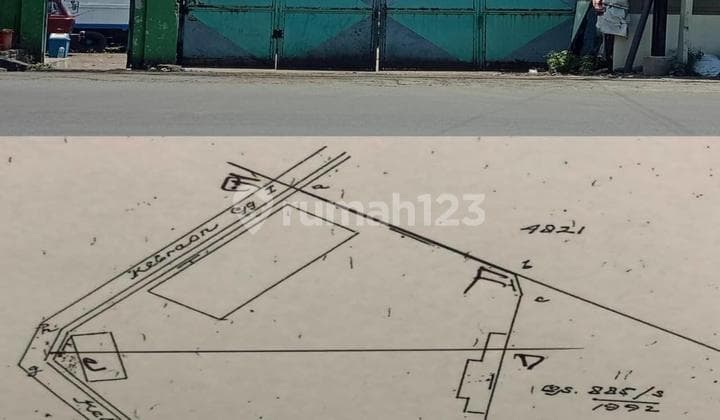 Dijual Tanah Lahan Garasi Luas SHM Raya Mastrip Surabaya