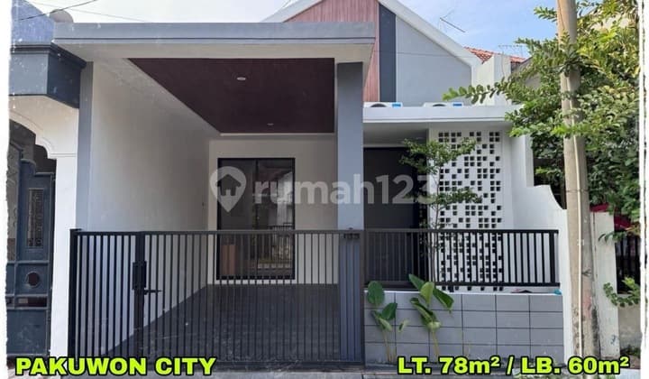 Dijual Rumah Baru Gress Modern Compact Griya Asri Pakuwon City