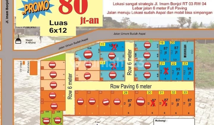 Tanah Kavling murah Singosari Malang Karangjati Ardimulyo