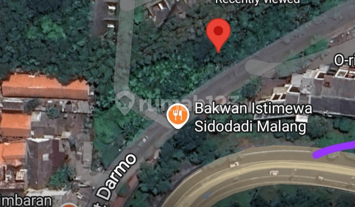 Tanah Komersial Pradah Bukit Darmo 1 Menit Dari Pintu Tol
