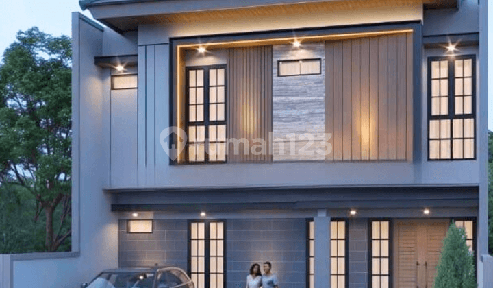 Modern Minimalist House, Strategic Location in Manyar Jaya, East Surabaya