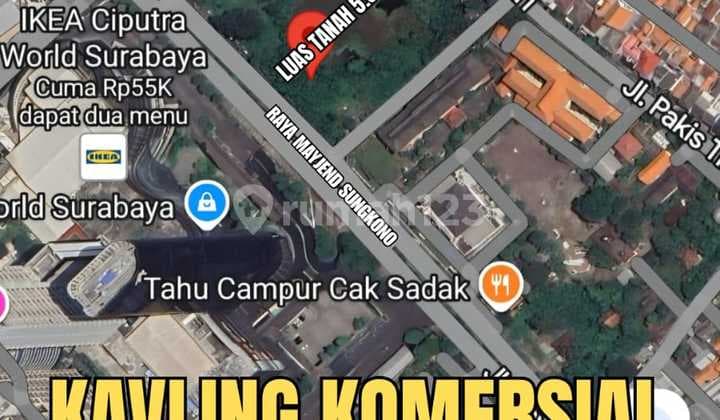 Komersial Sby Barat Depan Mall Persis Direct Owner