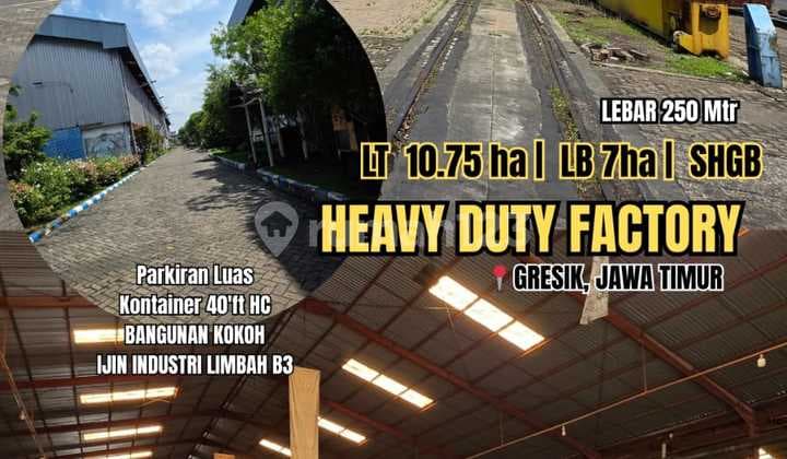 For Sale Ex Pabrik Ternama Jawa Timur Gresik Ada Crane 25 Tons