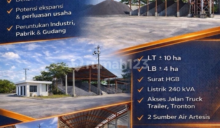 Ex Pabrik Beton Precast Pasuruan Potensi Ekspansi