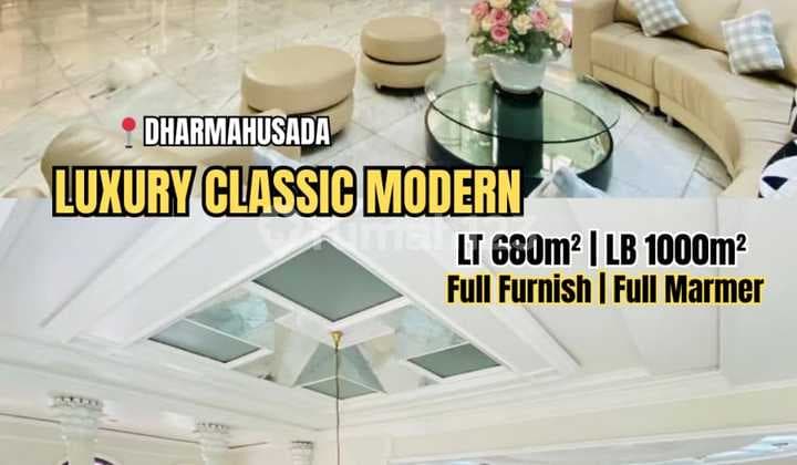 Rumah Mewah Modern Clasic Dharmahusada Sby Timur Lokasi Strategis