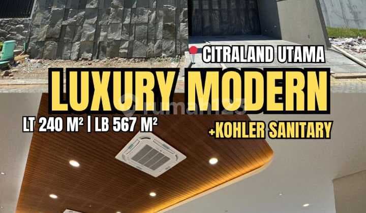 LUXURY HOUSE Modern minimalis 3 Lantai Cluster Favorite Citraland