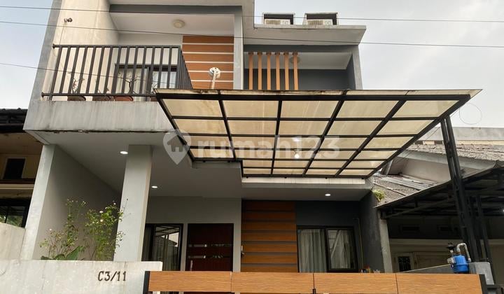 Dijual segera rumah semi furnish, minimalis 2 lantai, siap huni Nirwana Golden Park, Pakan Sari, Cibinong