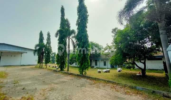 Tanah Ex Pabrik Strategis Ada Bangunan bisa Digunakan di Pasar Kemis Tangerang Harga Nego Abis