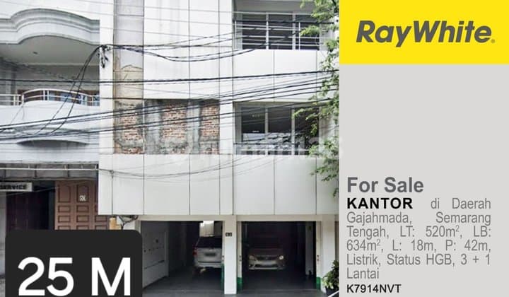 For Quick Sale: Commercial Office Space in Central Semarang City, Gajahmada Simpang 5