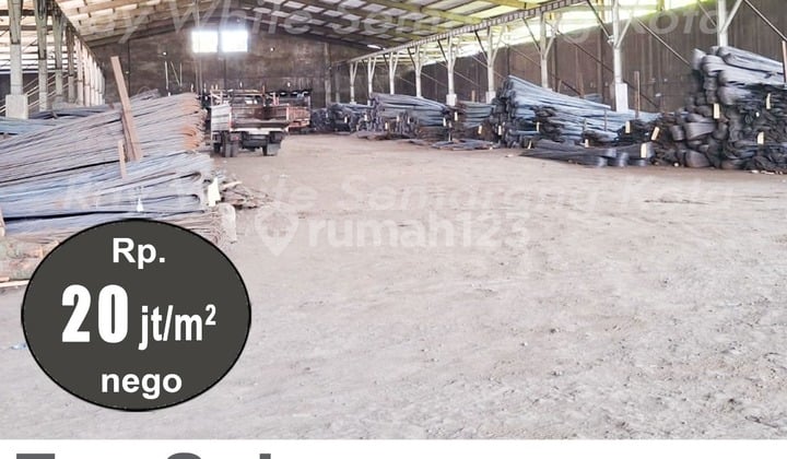 Gudang Masih Bagus Siap Pakai 5800m2 Di Pedurungan. Parkir Luas.