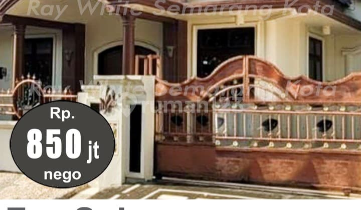 JUAL RUMAH 168m2 DI PLAMONGAN INDAH,SEMARANG.BAGUS.SIAP PAKAI.