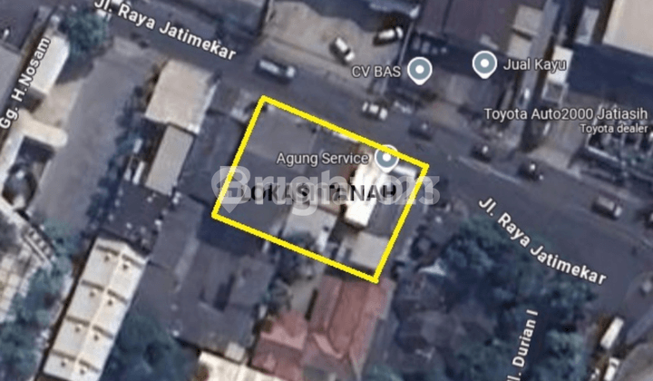 Tanah Komersial Lokasi Strategis Di Jl. Raya Jatimekar, Hanya 2 Menit Dari Tol Jatiasih