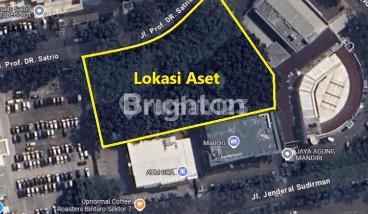 Land in Bintaro Business Area Only 21 million/m² On Jl. Prof. Satrio, Surrounded by Santika Hotel, TransPark Apartment, Body Shop Building