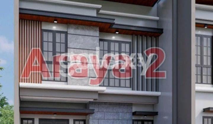 Rumah Baru Gress di Araya 2, Minimalis Kontemporer, Row Double Way