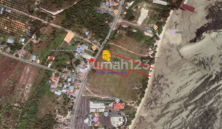 Dijual Lahan Pantai Hadap Timur (sun Rise) – Trikora Km 36, Bintan
