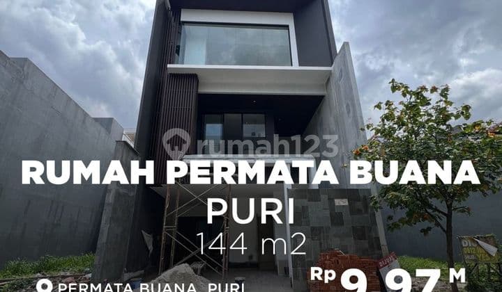 Dijual rumah Baru Milenial di Permata Buana. Spek tinggi Luat Tanah (8x18) 4Lantai