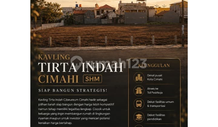 Ready-to-Build Freehold Title in the Strategic Center of Cimahi City!