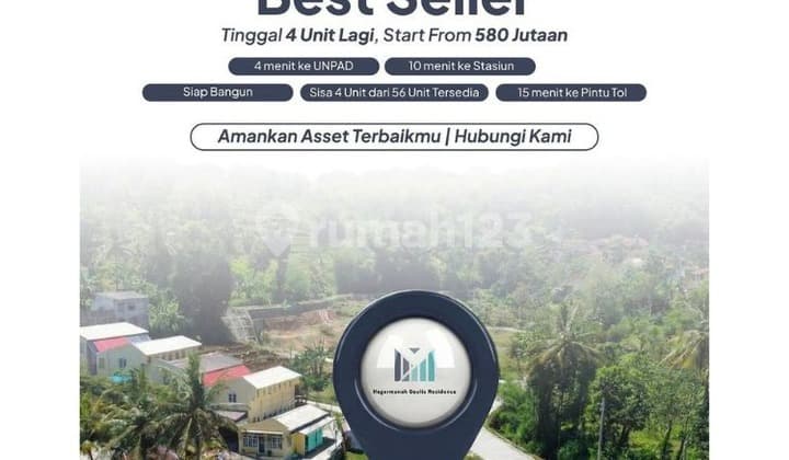 Jual Tanah Areal Kosan di Jatinangor Siap Bangun