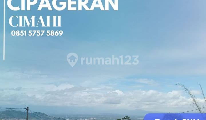 Land for Sale in Cipageran Cimahi, Near Cimahi Nature Tourism