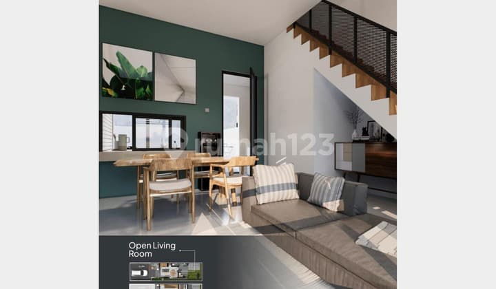 Modern Open Space House Bandung 1M Aan