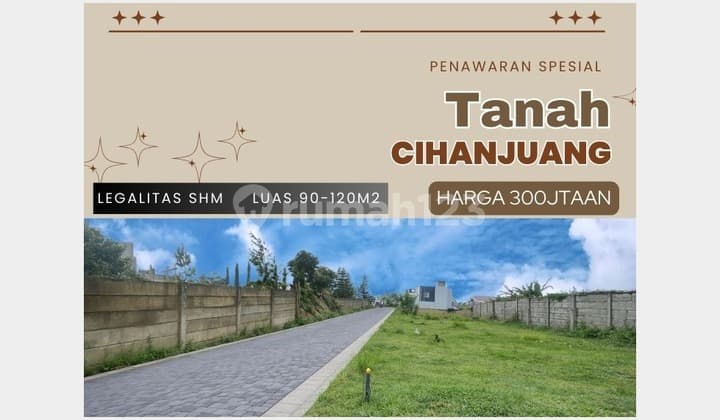 Tanah di Cihanjuang Cocok untuk Villa & Rumah Hunian