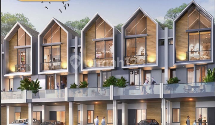 Rumah Baru Cluster Osaka Residence Luna 3 Lantai Luas 5x10